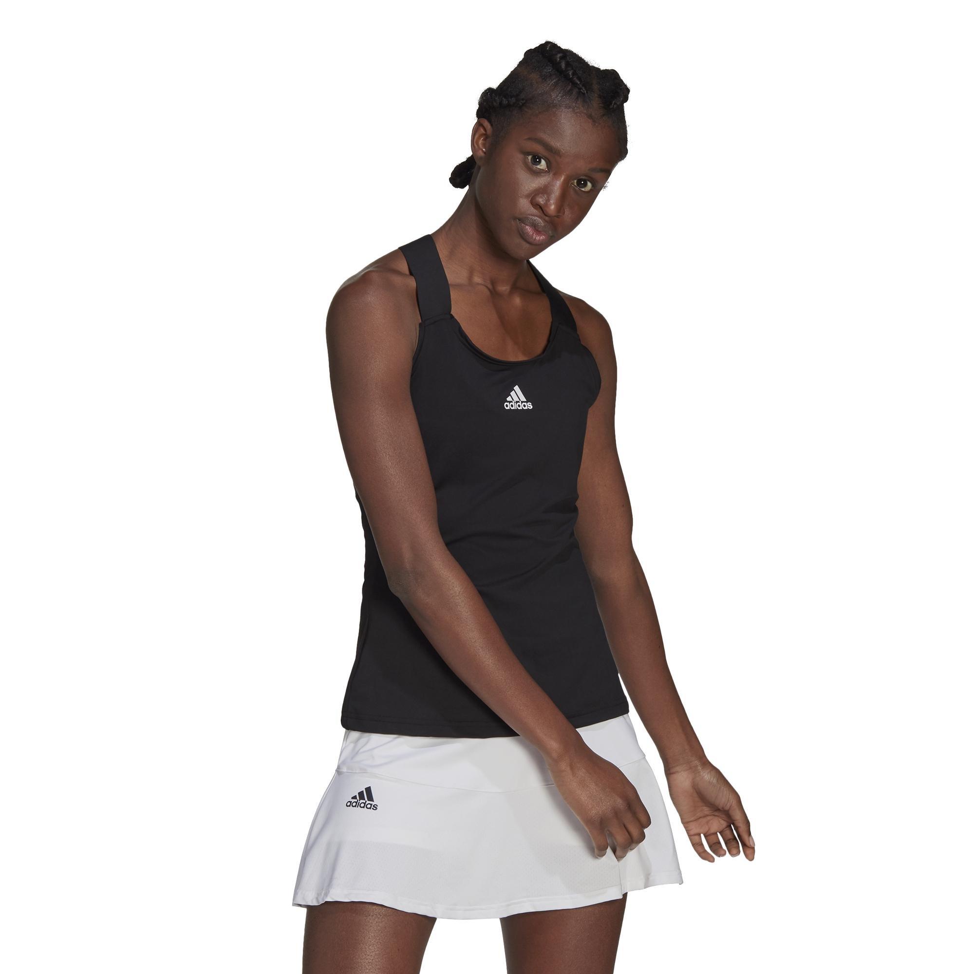 Women Tennis Y-Tank Top, Black