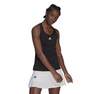 Women Tennis Y-Tank Top, Black, A901_ONE, thumbnail image number 0