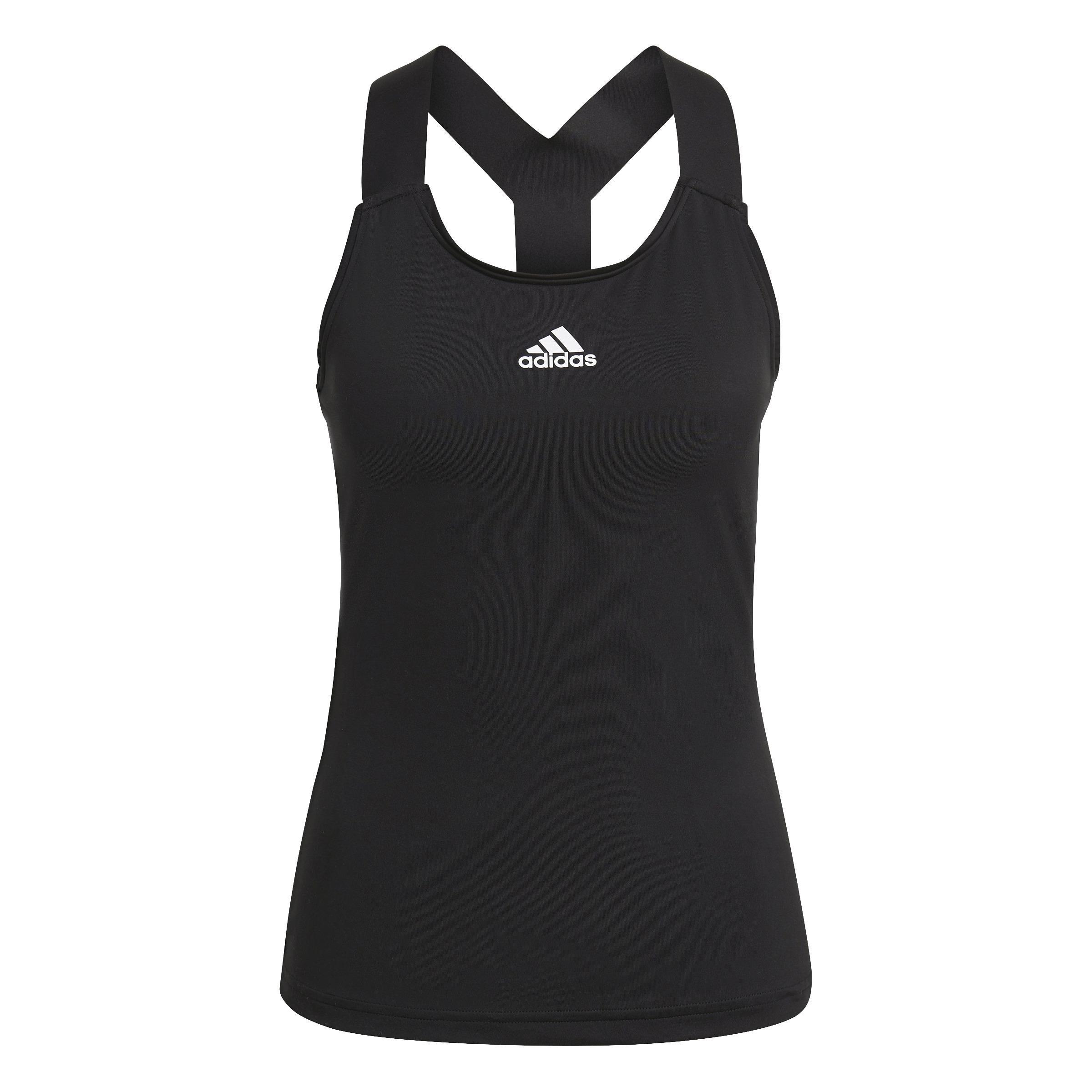 Tennis Y-Tank Top, Black, , large image number 1