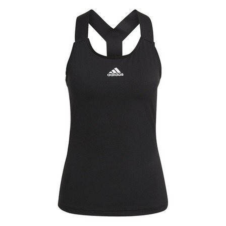 Women Tennis Y-Tank Top, Black, A901_ONE, large image number 6