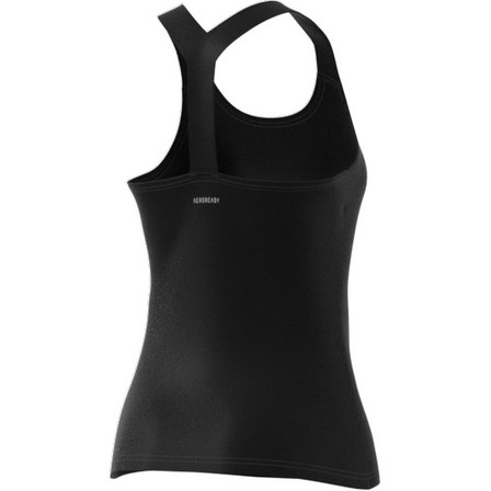 Women Tennis Y-Tank Top, Black, A901_ONE, large image number 7