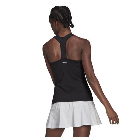 Women Tennis Y-Tank Top, Black, A901_ONE, large image number 8