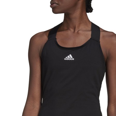Women Tennis Y-Tank Top, Black, A901_ONE, large image number 9