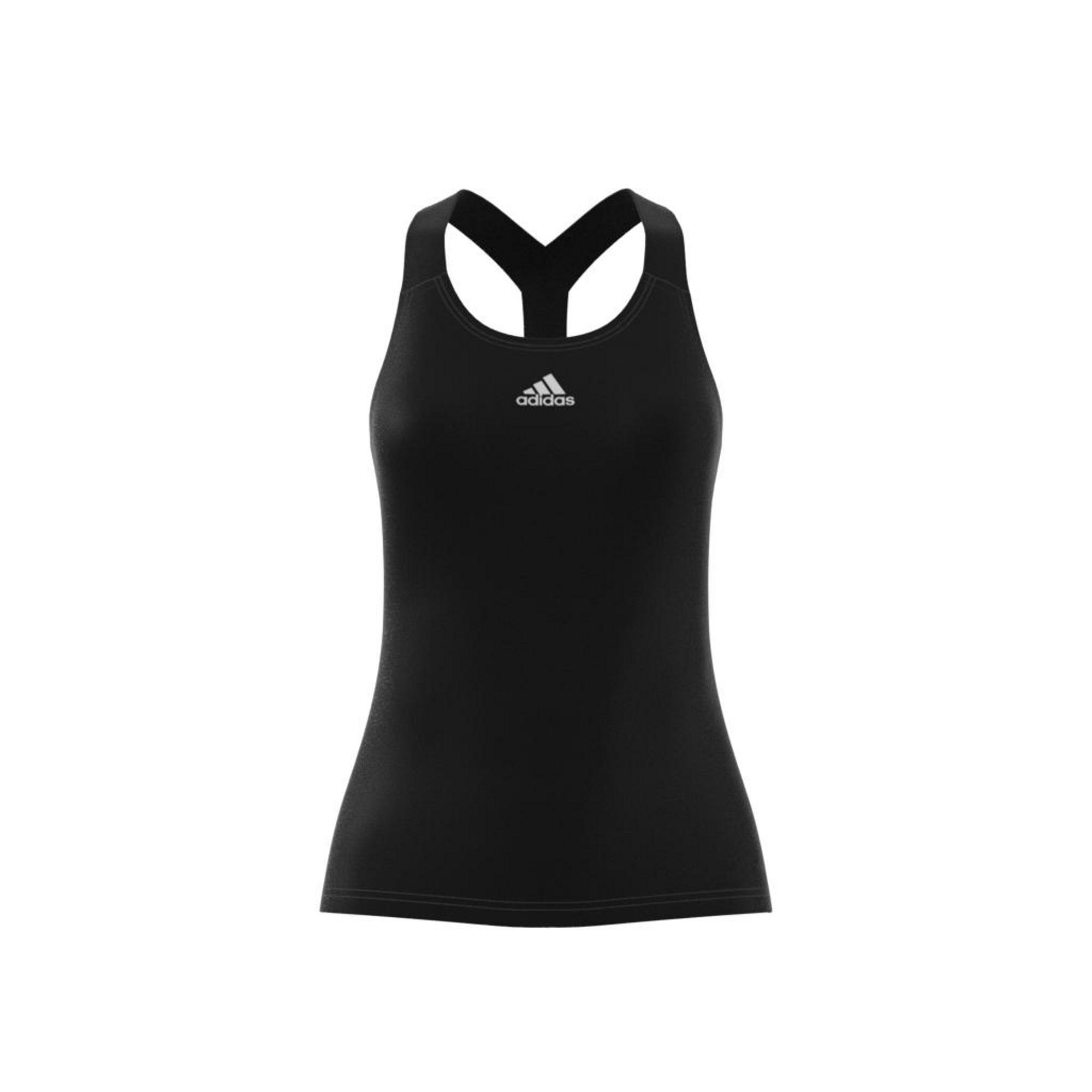 Women Tennis Y-Tank Top, Black, A901_ONE, large image number 18