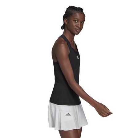 Women Tennis Y-Tank Top, Black, A901_ONE, large image number 22