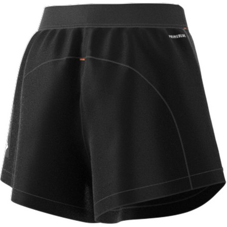 Women Adidas Sportswear Adjustable Primeblue Shorts, Black, A901_ONE, large image number 7
