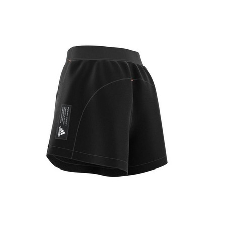 Women Adidas Sportswear Adjustable Primeblue Shorts, Black, A901_ONE, large image number 12