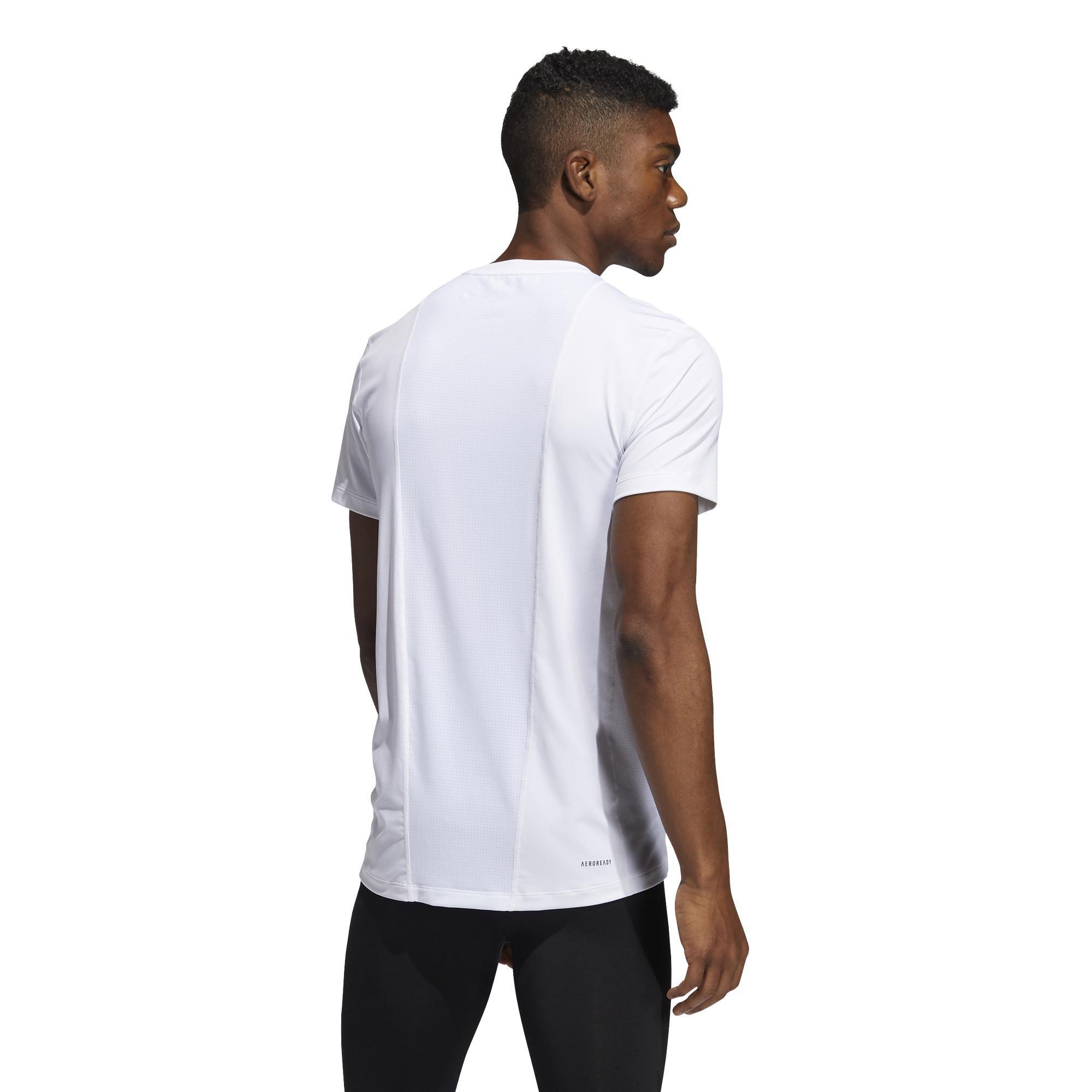 Techfit Compression T-Shirt, White, A901_ONE, large image number 2