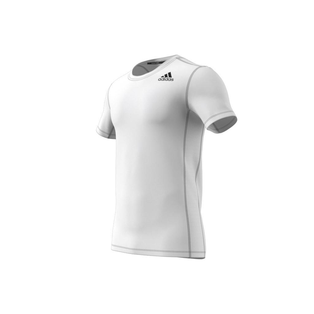 Techfit Compression T-Shirt, White, A901_ONE, large image number 17