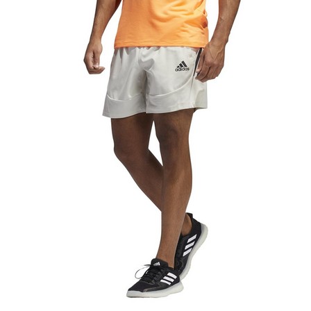 Men Aeroready 3-Stripes Slim Shorts Alumina, A901_ONE, large image number 1