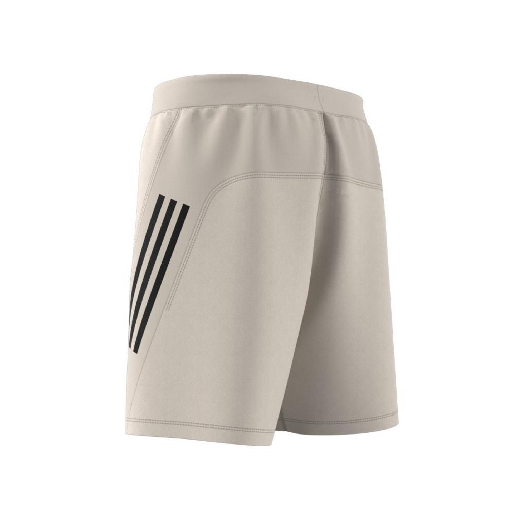 Aeroready 3-Stripes Slim Shorts, Beige, , large image number 17