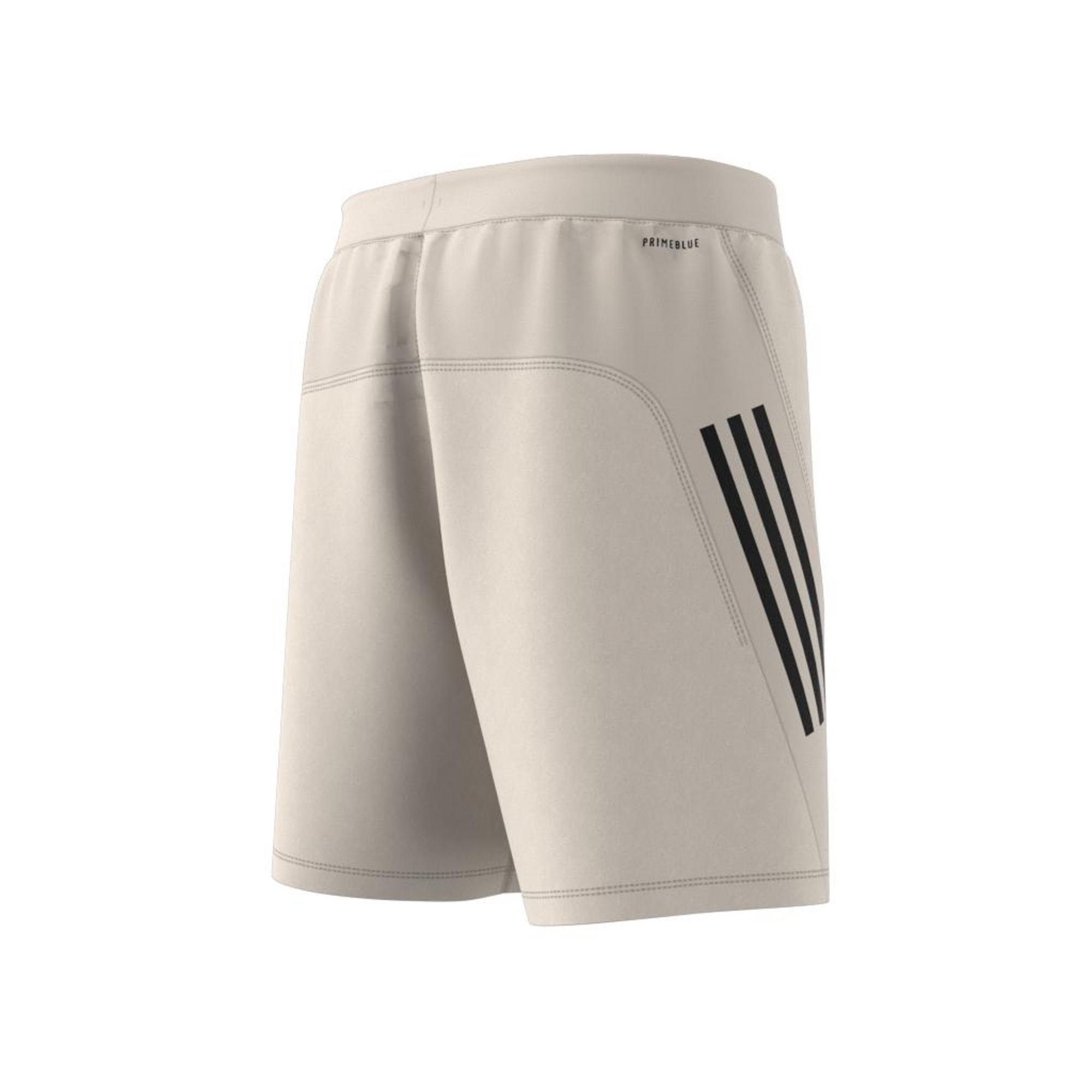 Aeroready 3-Stripes Slim Shorts, Beige, , large image number 20