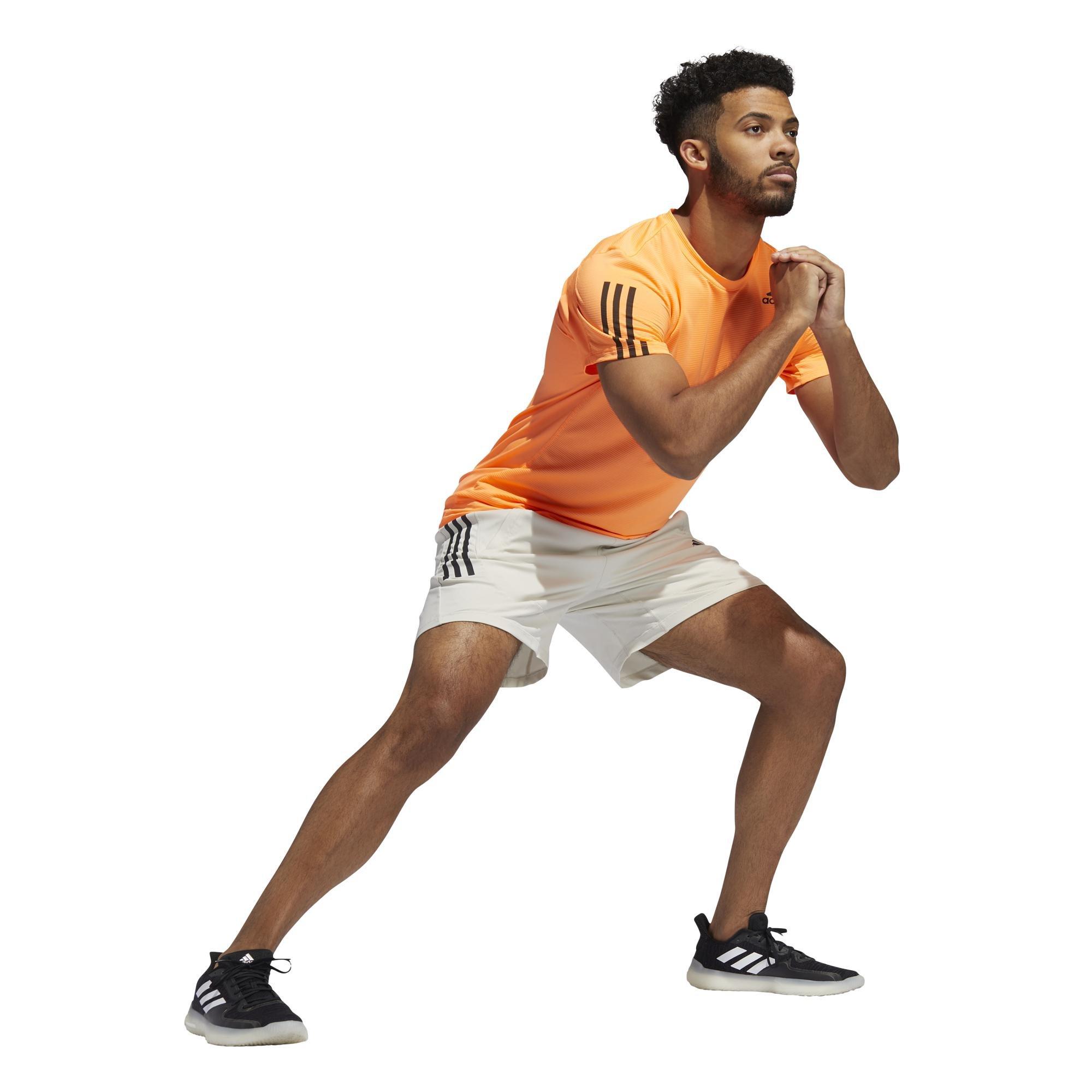 Aeroready 3-Stripes Slim Shorts, Beige, A901_ONE, large image number 23