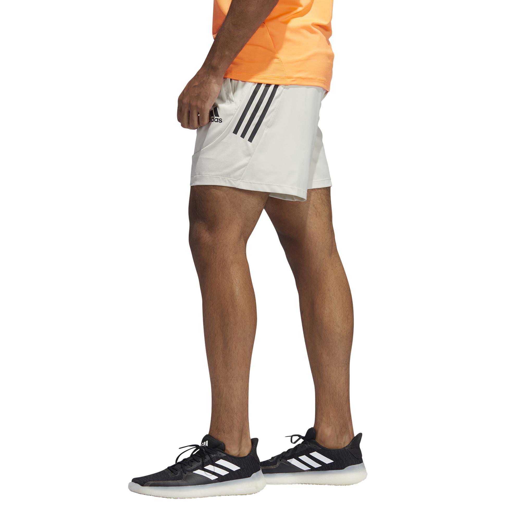 Aeroready 3-Stripes Slim Shorts, Beige, , large image number 26