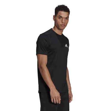 Men Aeroready Designed To Move Sport T-Shirt, Black, A901_ONE, large image number 27