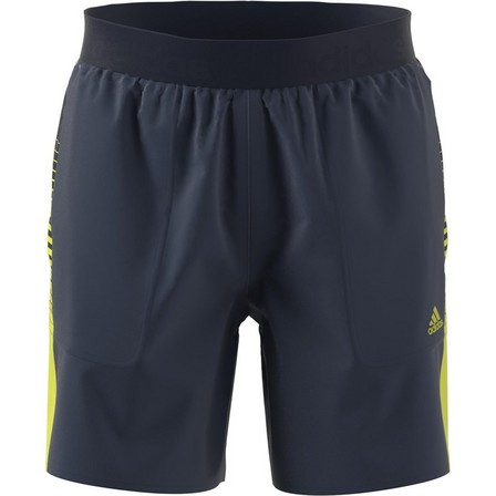 Men Designed 2 Move Activated Tech Aeroready Shorts, Navy, A901_ONE, large image number 7