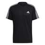 Men Aeroready Sport 3-Stripes T-Shirt, Black, A901_ONE, thumbnail image number 0