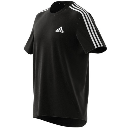 Men Aeroready Sport 3-Stripes T-Shirt, Black, A901_ONE, large image number 1