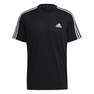 Men Aeroready Sport 3-Stripes T-Shirt, Black, A901_ONE, thumbnail image number 2