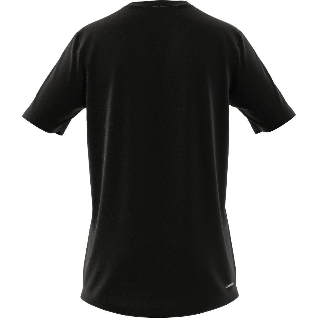 Aeroready Sport 3-Stripes T-Shirt, Black, A901_ONE, large image number 4
