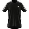 Men Aeroready Sport 3-Stripes T-Shirt, Black, A901_ONE, thumbnail image number 7