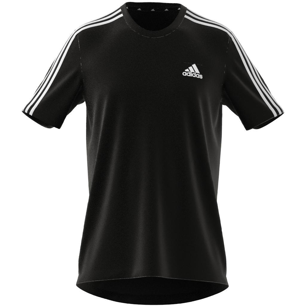 Men Aeroready Sport 3-Stripes T-Shirt, Black, A901_ONE, large image number 7