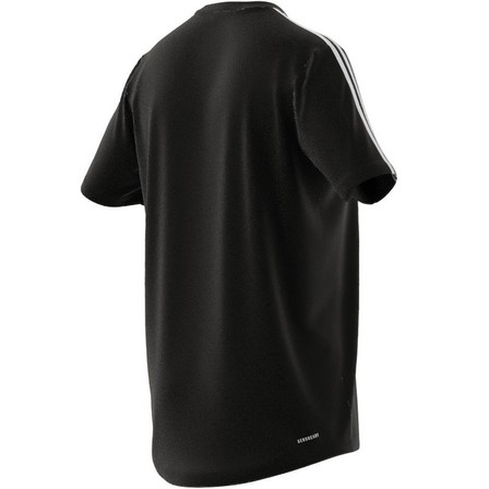 Men Aeroready Sport 3-Stripes T-Shirt, Black, A901_ONE, large image number 8