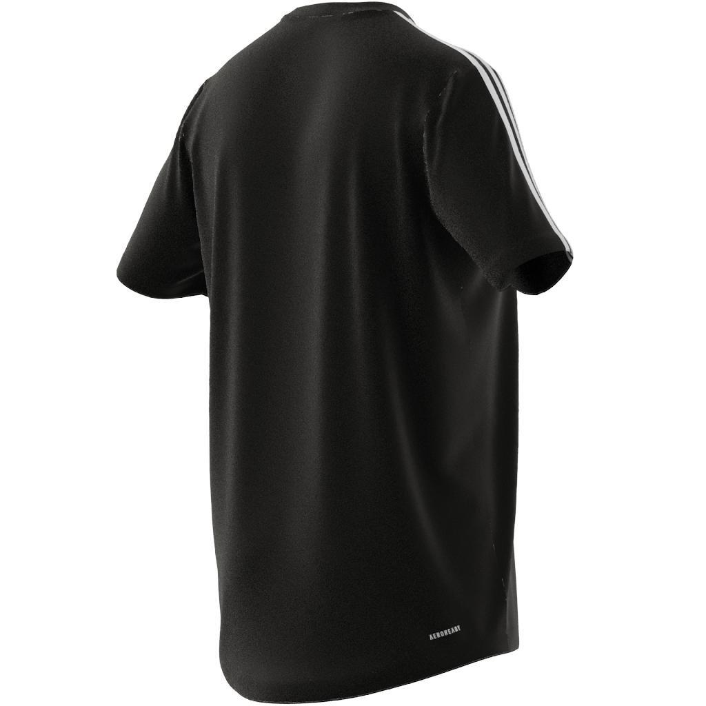 Aeroready Sport 3-Stripes T-Shirt, Black, A901_ONE, large image number 8