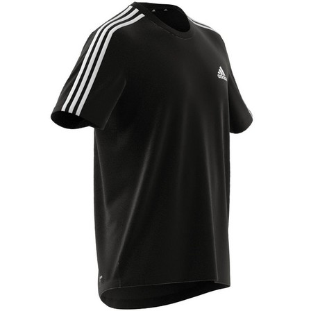 Men Aeroready Sport 3-Stripes T-Shirt, Black, A901_ONE, large image number 9