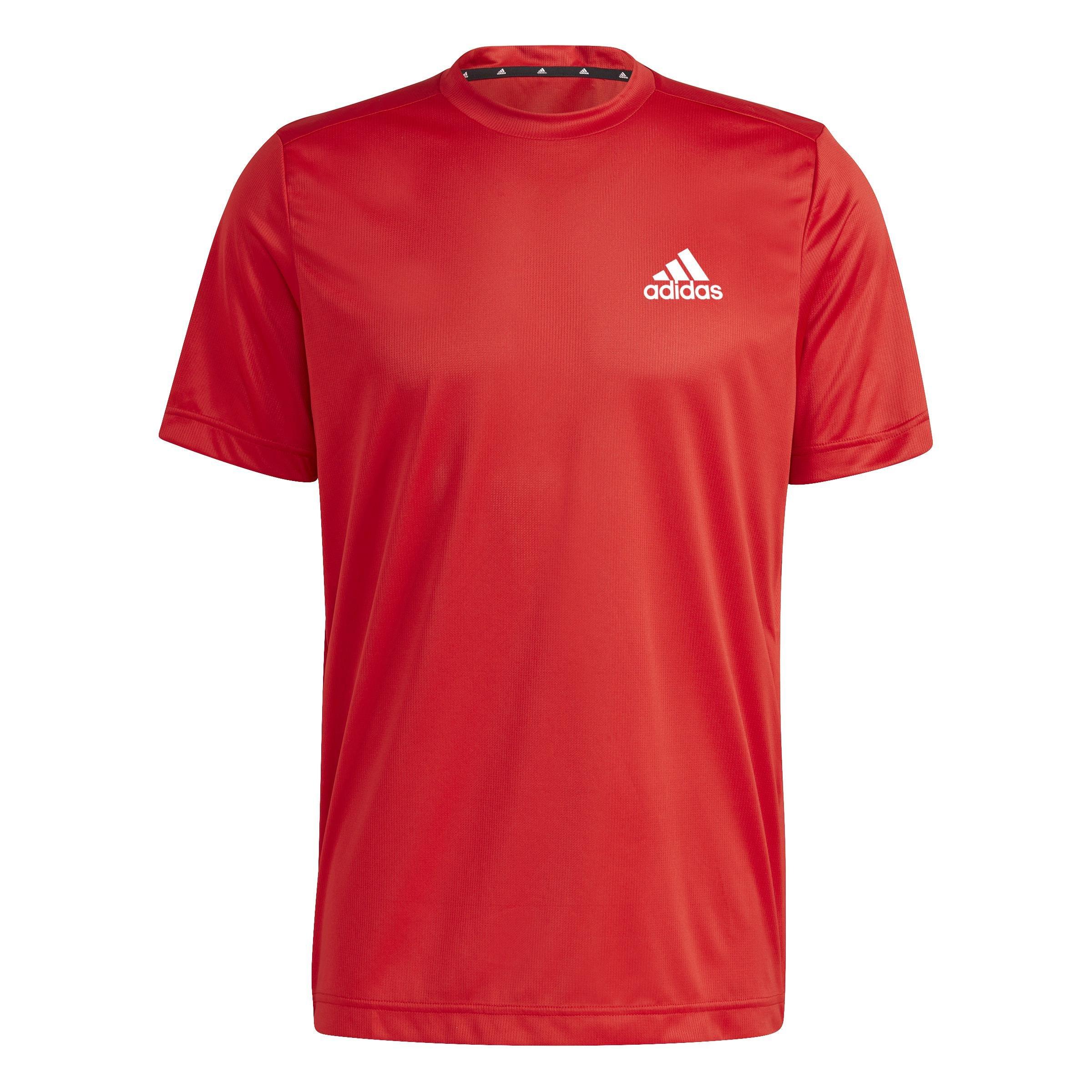 Men Aeroready Designed To Move Sport T-Shirt, Red, A901_ONE, large image number 0