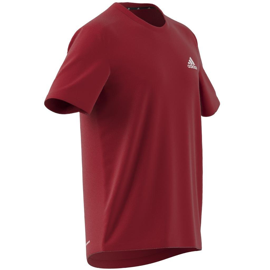 Men Aeroready Designed To Move Sport T-Shirt, Red, A901_ONE, large image number 4