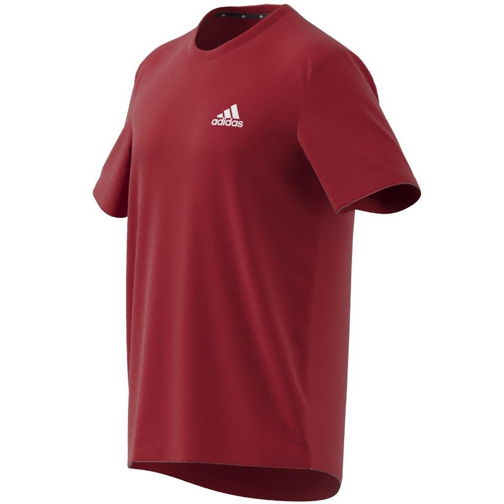 Men Aeroready Designed To Move Sport T-Shirt, Red, A901_ONE, large image number 5