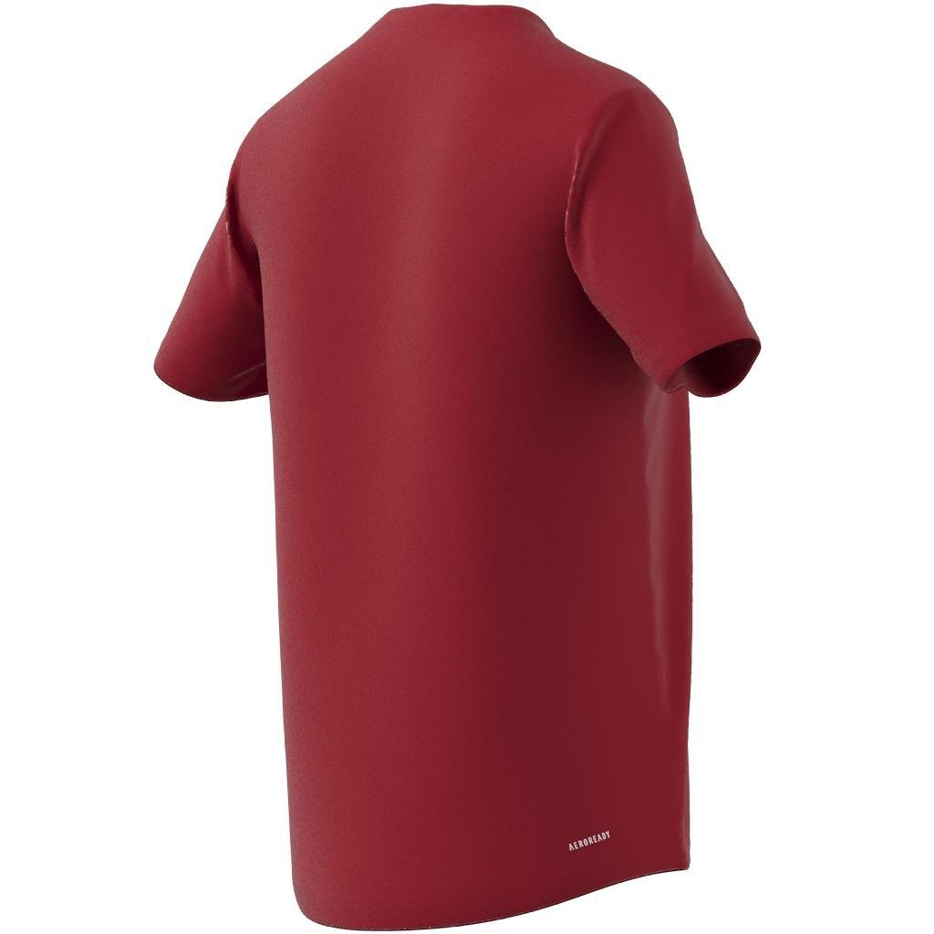 Men Aeroready Designed To Move Sport T-Shirt, Red, A901_ONE, large image number 7