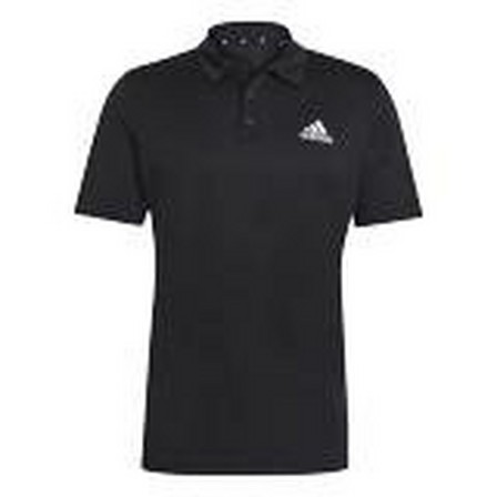 Men Aeroready Designed To Move Sport Polo Shirt, Black, A901_ONE, large image number 13