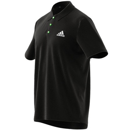 Men Aeroready Designed To Move Sport Polo Shirt, Black, A901_ONE, large image number 25