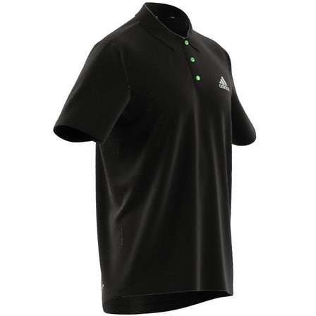 Men Aeroready Designed To Move Sport Polo Shirt, Black, A901_ONE, large image number 29
