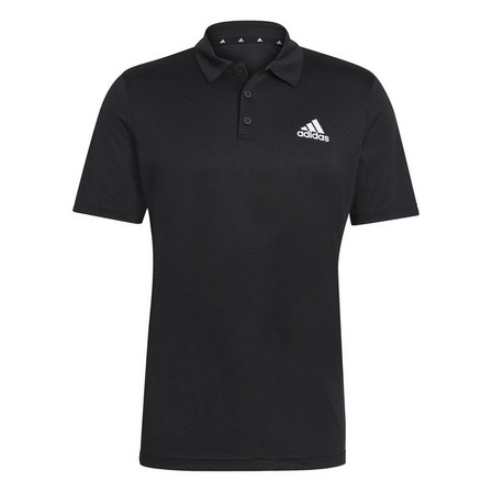 Men Aeroready Designed To Move Sport Polo Shirt, Black, A901_ONE, large image number 30