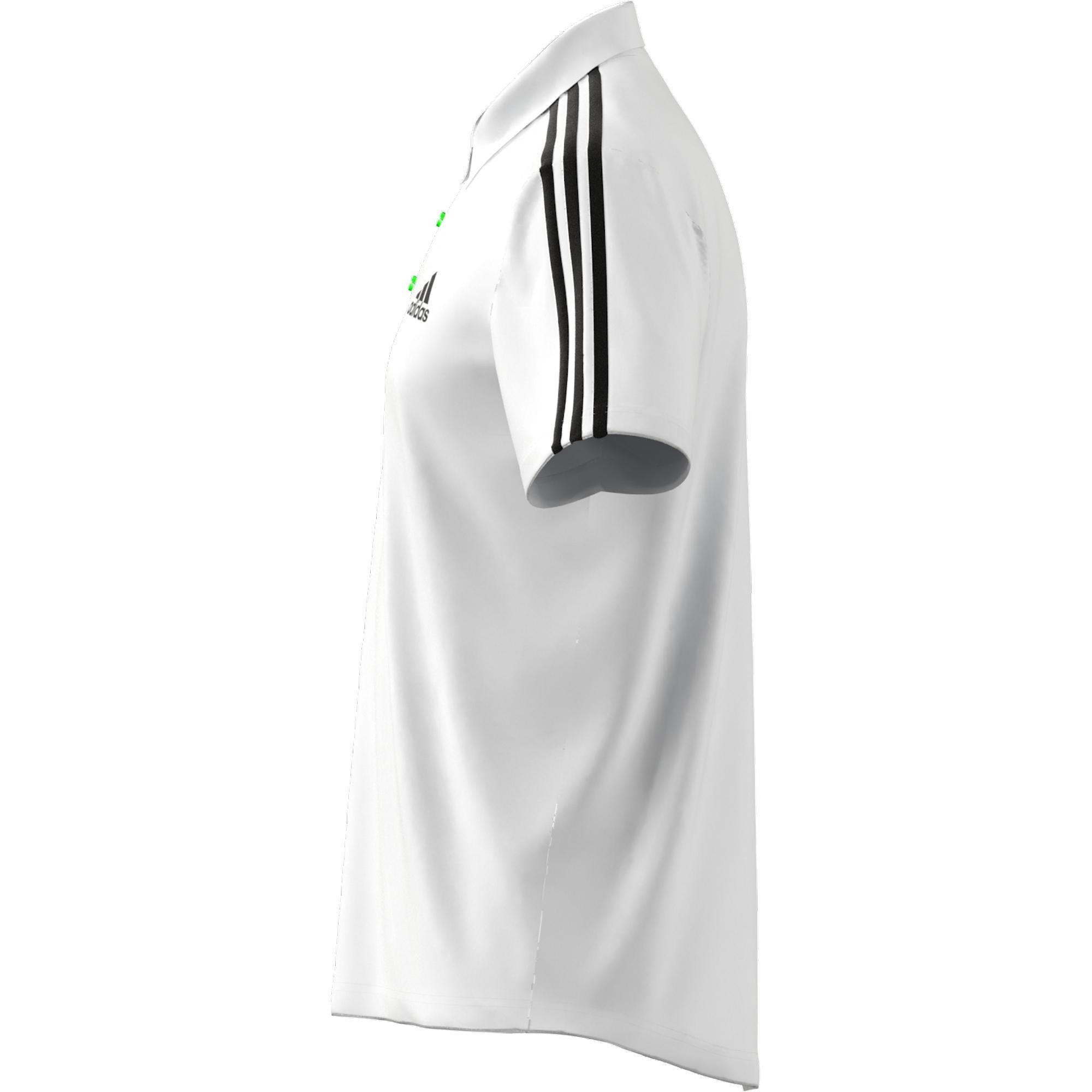 Primeblue Designed To Move Sport 3-Stripes Polo Shirt, White, A901_ONE, large image number 15