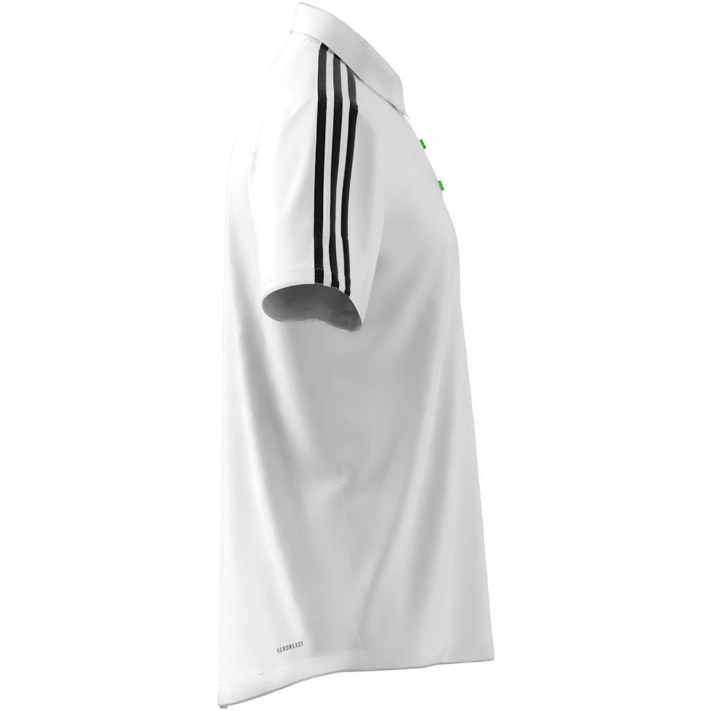 Primeblue Designed To Move Sport 3-Stripes Polo Shirt, White, A901_ONE, large image number 28