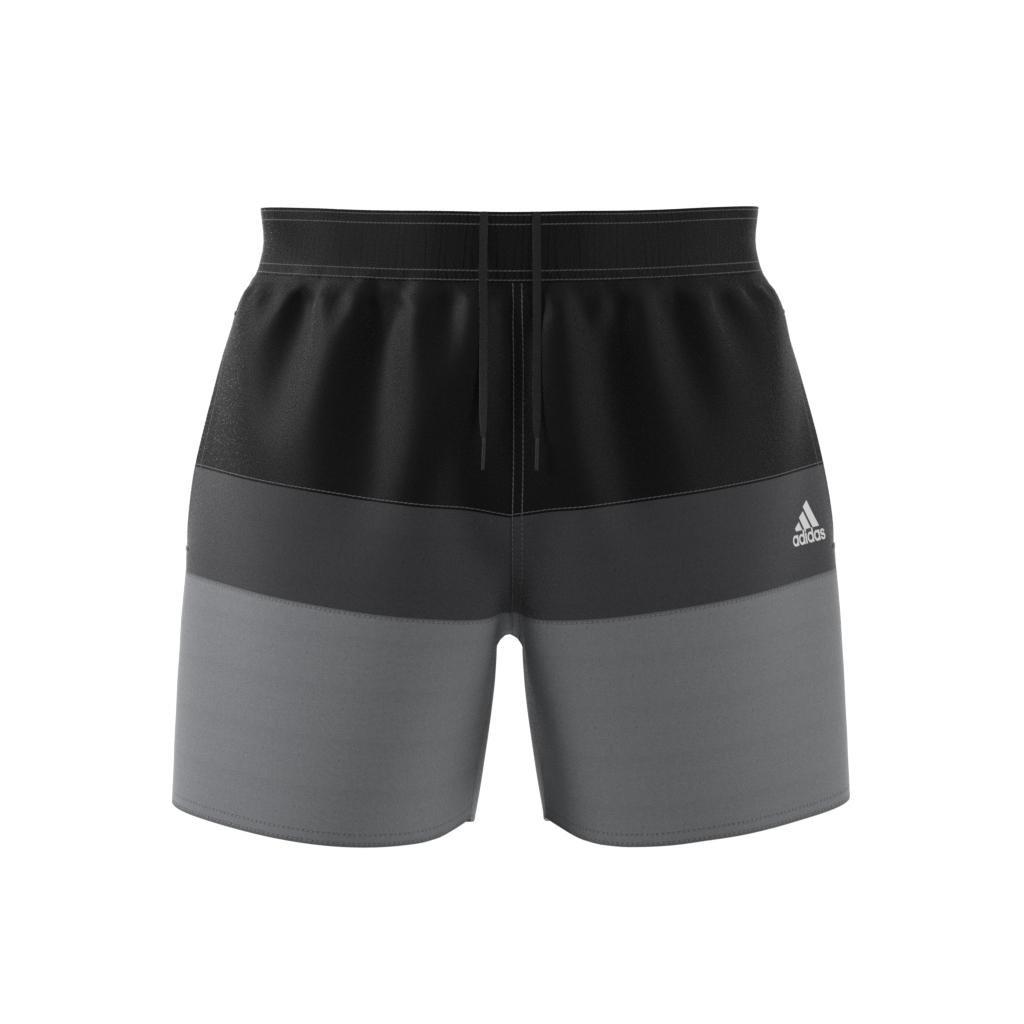 Short-Length Colorblock Swim Shorts, Black, , large image number 7