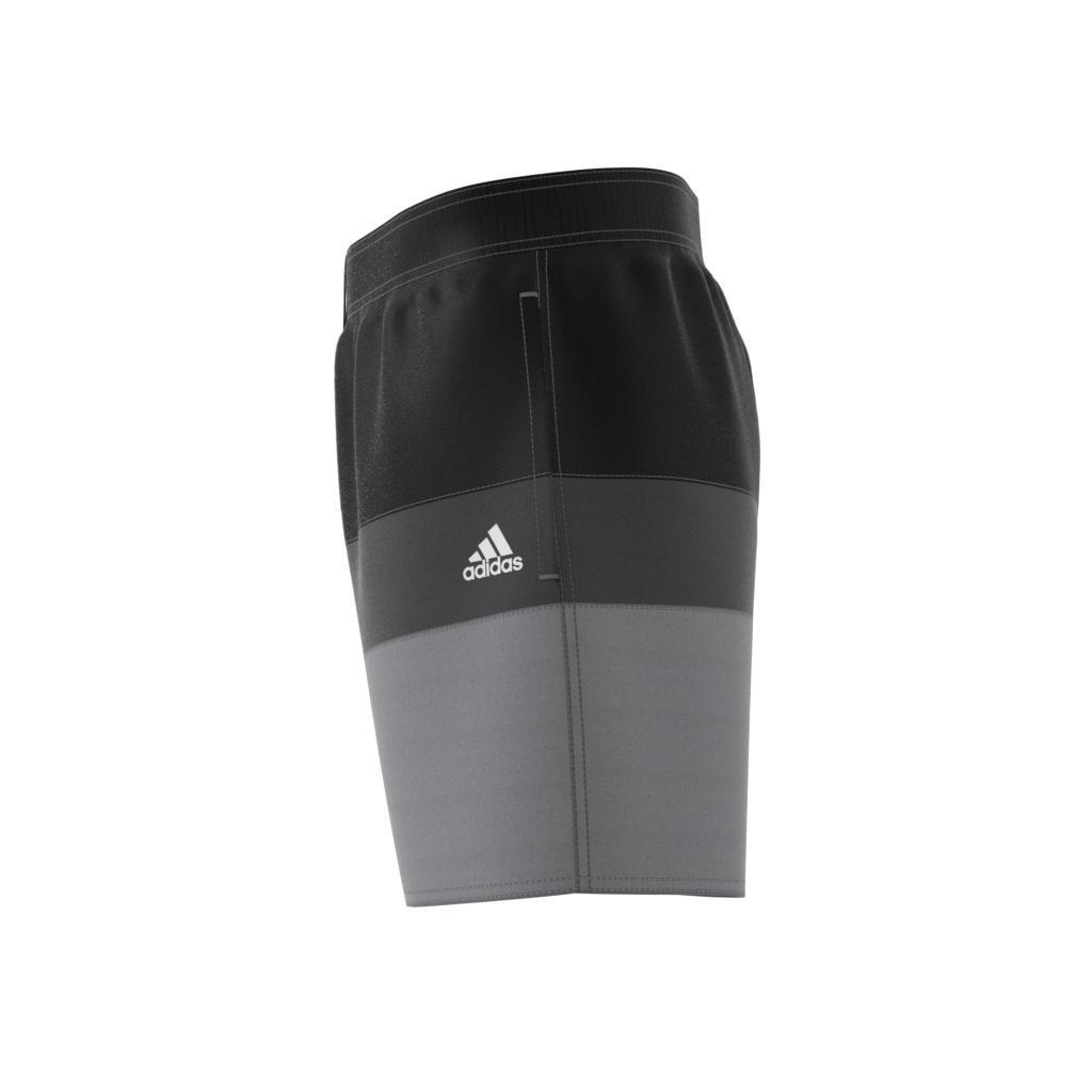 Short-Length Colorblock Swim Shorts, Black, , large image number 11