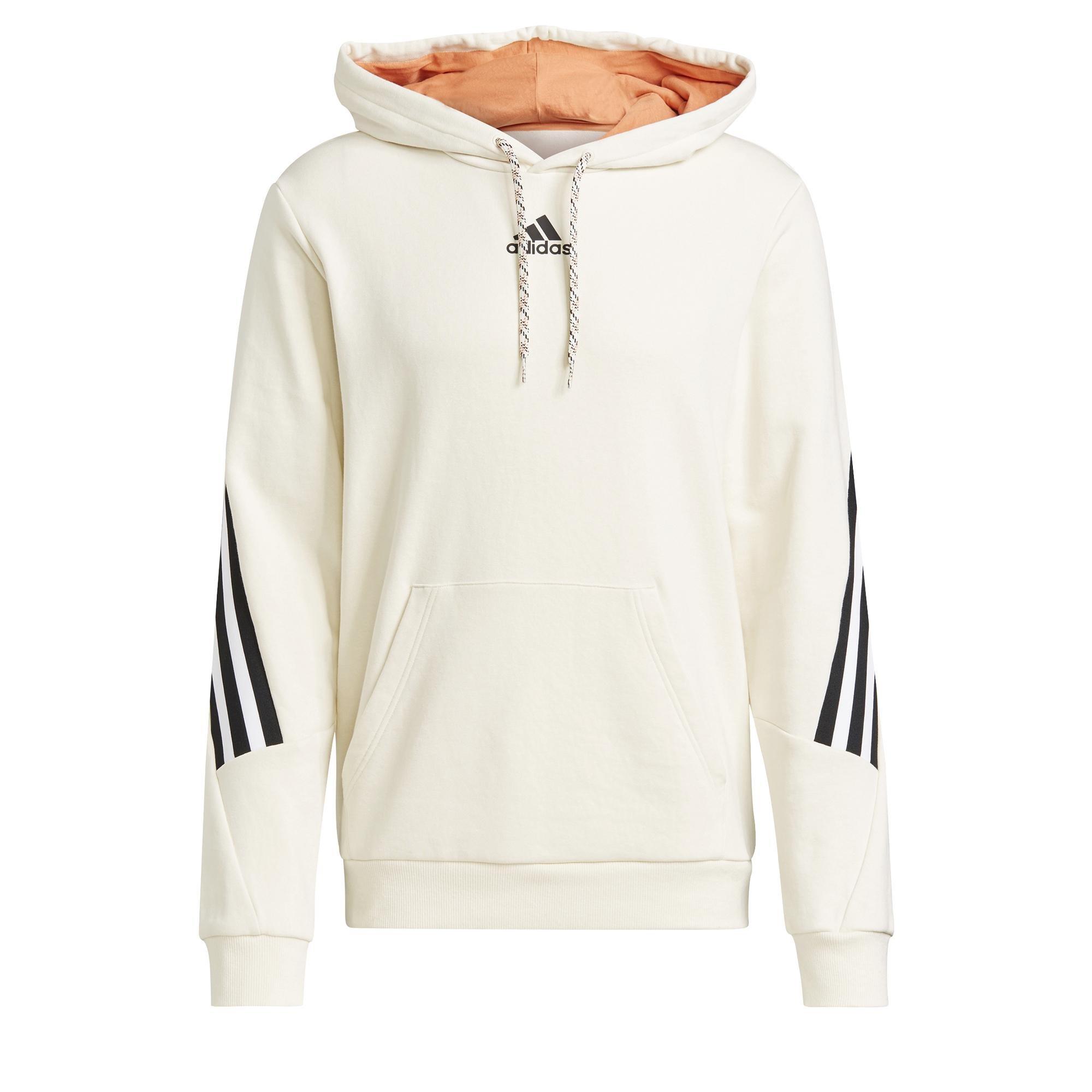 Sportswear 3-Stripes Tape Summer Hoodie, Beige, A901_ONE, large image number 2