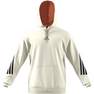 Men Adidas Sportswear 3-Stripes Tape Summer Hoodie, White, A901_ONE, thumbnail image number 3