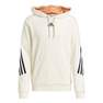 Men Adidas Sportswear 3-Stripes Tape Summer Hoodie, White, A901_ONE, thumbnail image number 5