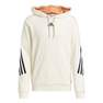 Men Adidas Sportswear 3-Stripes Tape Summer Hoodie, White, A901_ONE, thumbnail image number 6