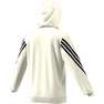 Men Adidas Sportswear 3-Stripes Tape Summer Hoodie, White, A901_ONE, thumbnail image number 8