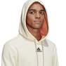 Men Adidas Sportswear 3-Stripes Tape Summer Hoodie, White, A901_ONE, thumbnail image number 12