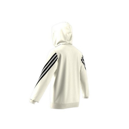 Men Adidas Sportswear 3-Stripes Tape Summer Hoodie, White, A901_ONE, large image number 20
