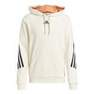 Men Adidas Sportswear 3-Stripes Tape Summer Hoodie, White, A901_ONE, thumbnail image number 24