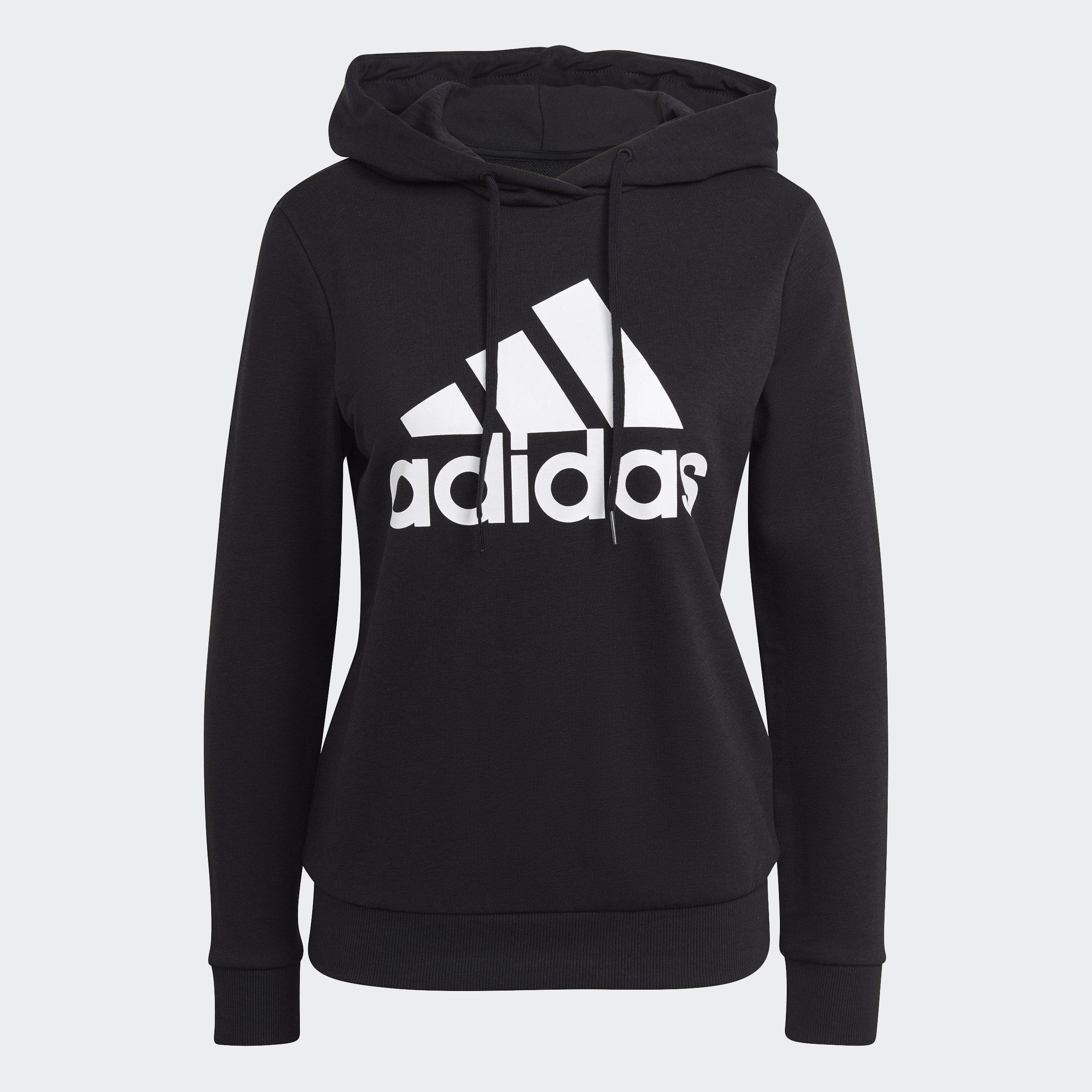 Essentials Relaxed Logo Hoodie, Black, A901_ONE, large image number 0